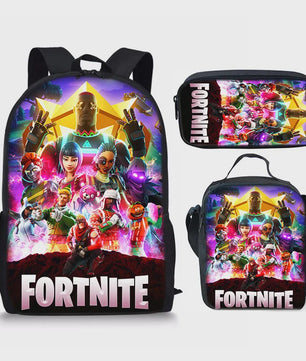 Fortnite Schooltas Set: Rugzak, Pennenhouder & Lunchtas voor Kinderen