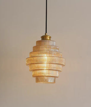 Nordic Retro Luxe Glazen Hanglamp - Sfeervolle Verlichting voor Bar, Slaapkamer & Eetkamer