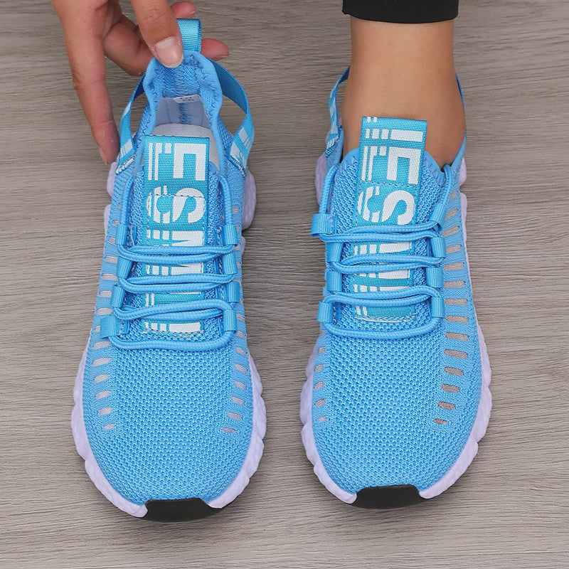 Ademende Sportschoenen Dames - Lichtgewicht Mesh, Comfortabele Zachte Zool, Casual Sneakers