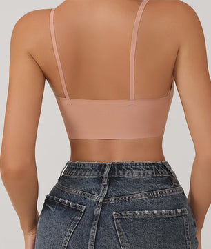 Naadloze Push-Up BH met IJszijde - Comfortabele Crop Top Stijl
