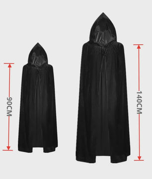 Kinderkostuum Doodskop Grim Reaper met Kap, Zeis en Accessoires - Halloween