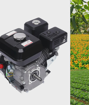 Krachtige Benzine Motor 7.5 PK - Slijtvast & Draagbaar voor Agrarisch Gebruik