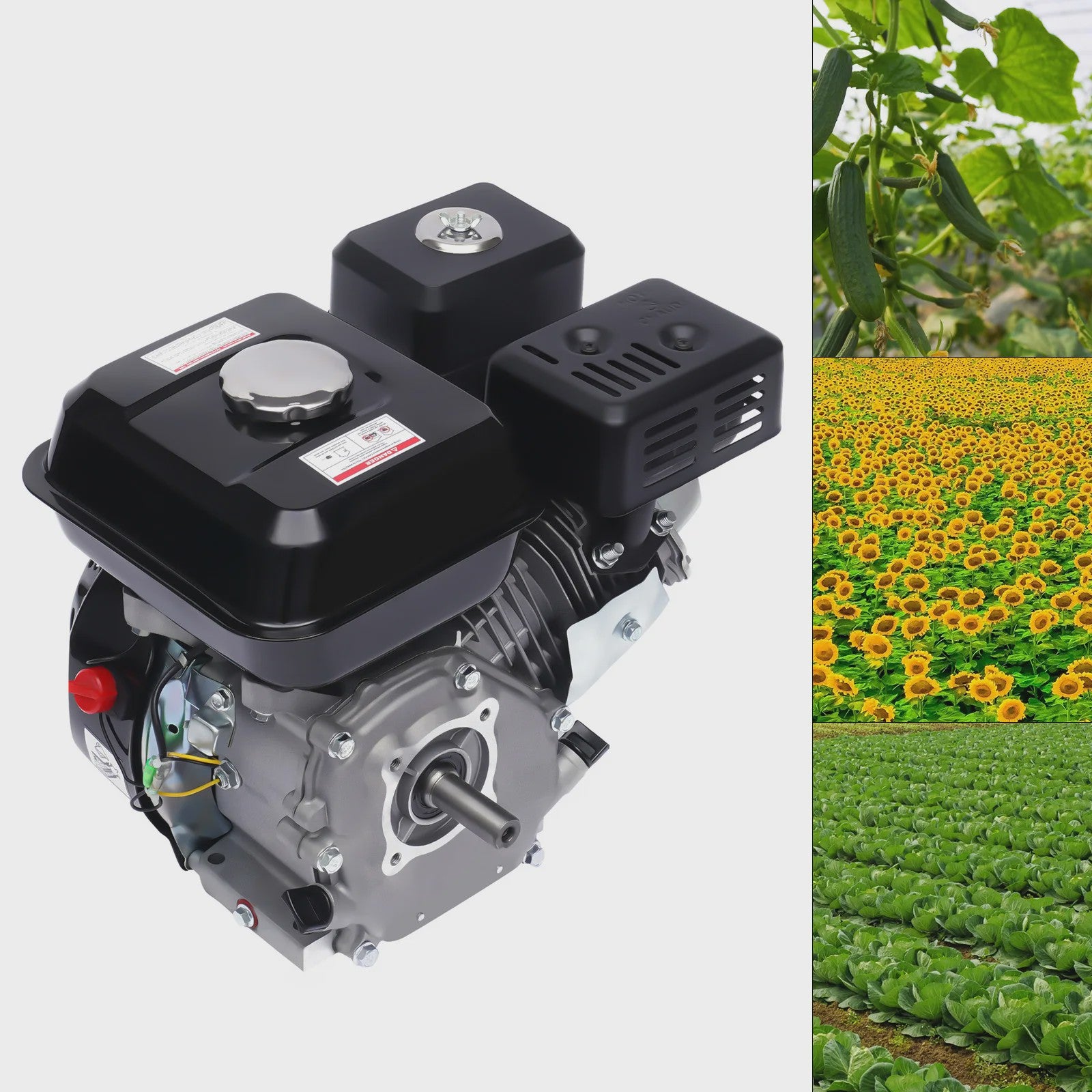 Krachtige Benzine Motor 7.5 PK - Slijtvast & Draagbaar voor Agrarisch Gebruik
