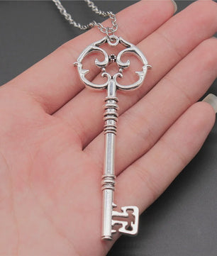 Vintage Sleutelhanger Ketting - Grote Opvallende Hanger voor Dames en Heren