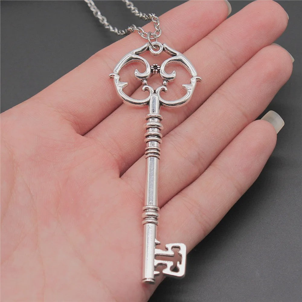 Vintage Sleutelhanger Ketting - Grote Opvallende Hanger voor Dames en Heren