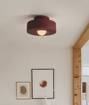 Moderne LED Plafondlamp Rond 30cm - Sfeervolle Verlichting voor Hal, Slaapkamer & Studiekamer