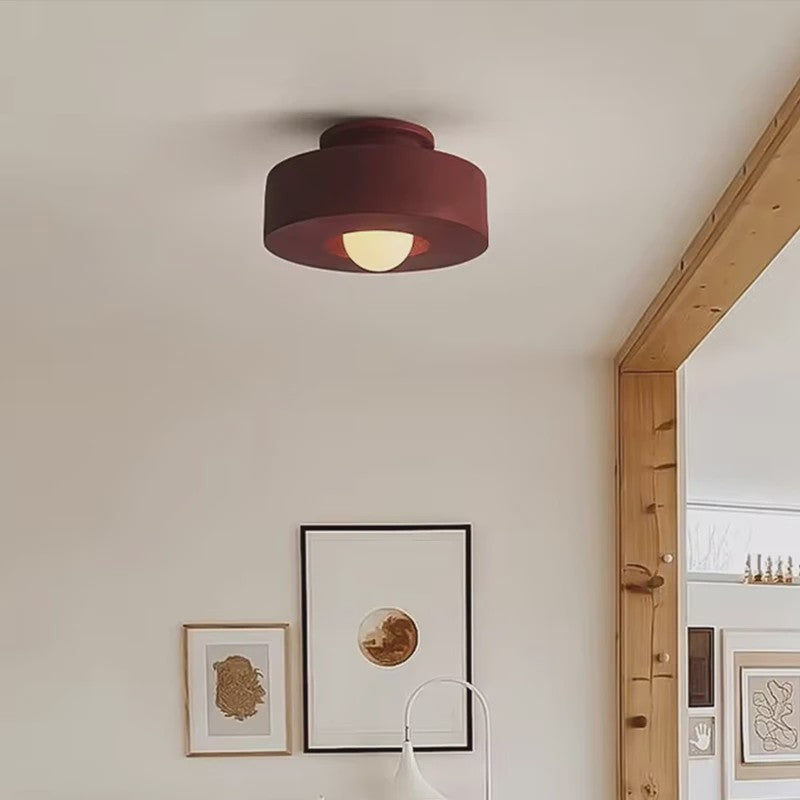 Moderne LED Plafondlamp Rond 30cm - Sfeervolle Verlichting voor Hal, Slaapkamer & Studiekamer