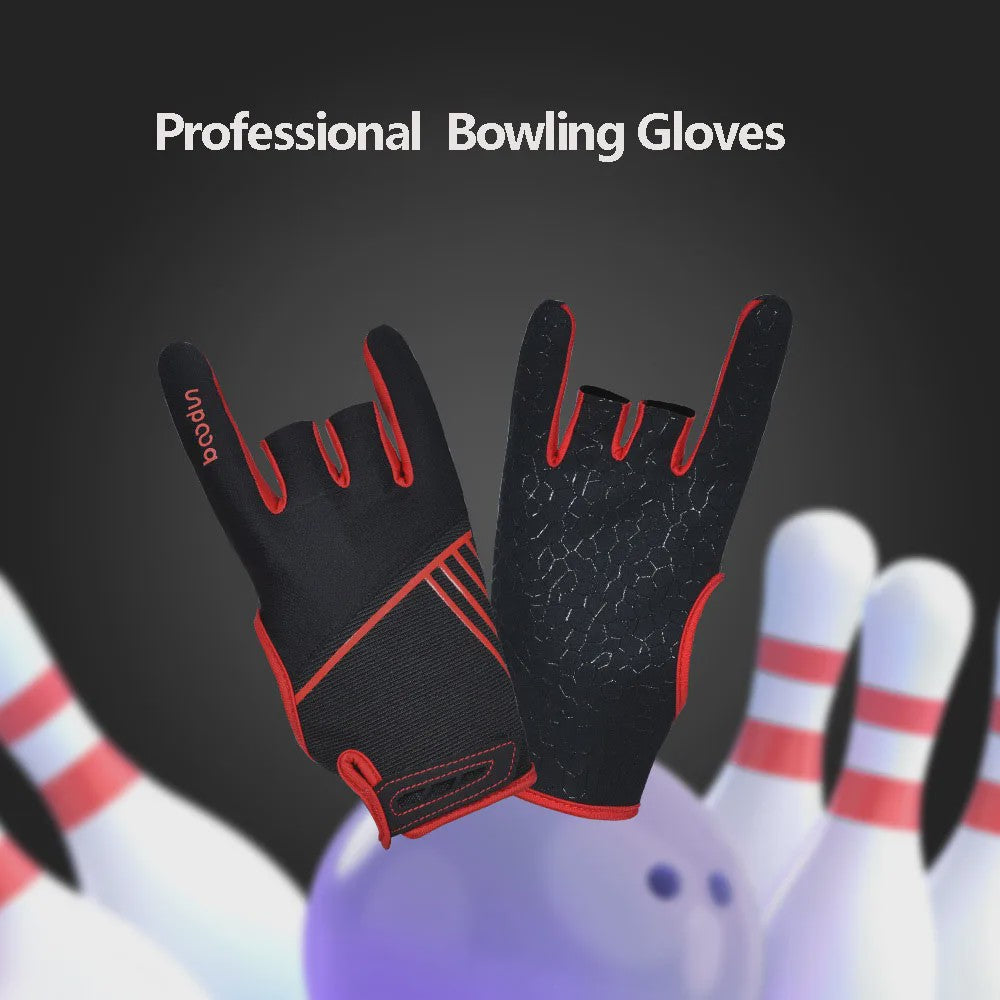 Unisex Vingerloze Bowlinghandschoenen - Ademend, Anti-slip & UV-bestendig
