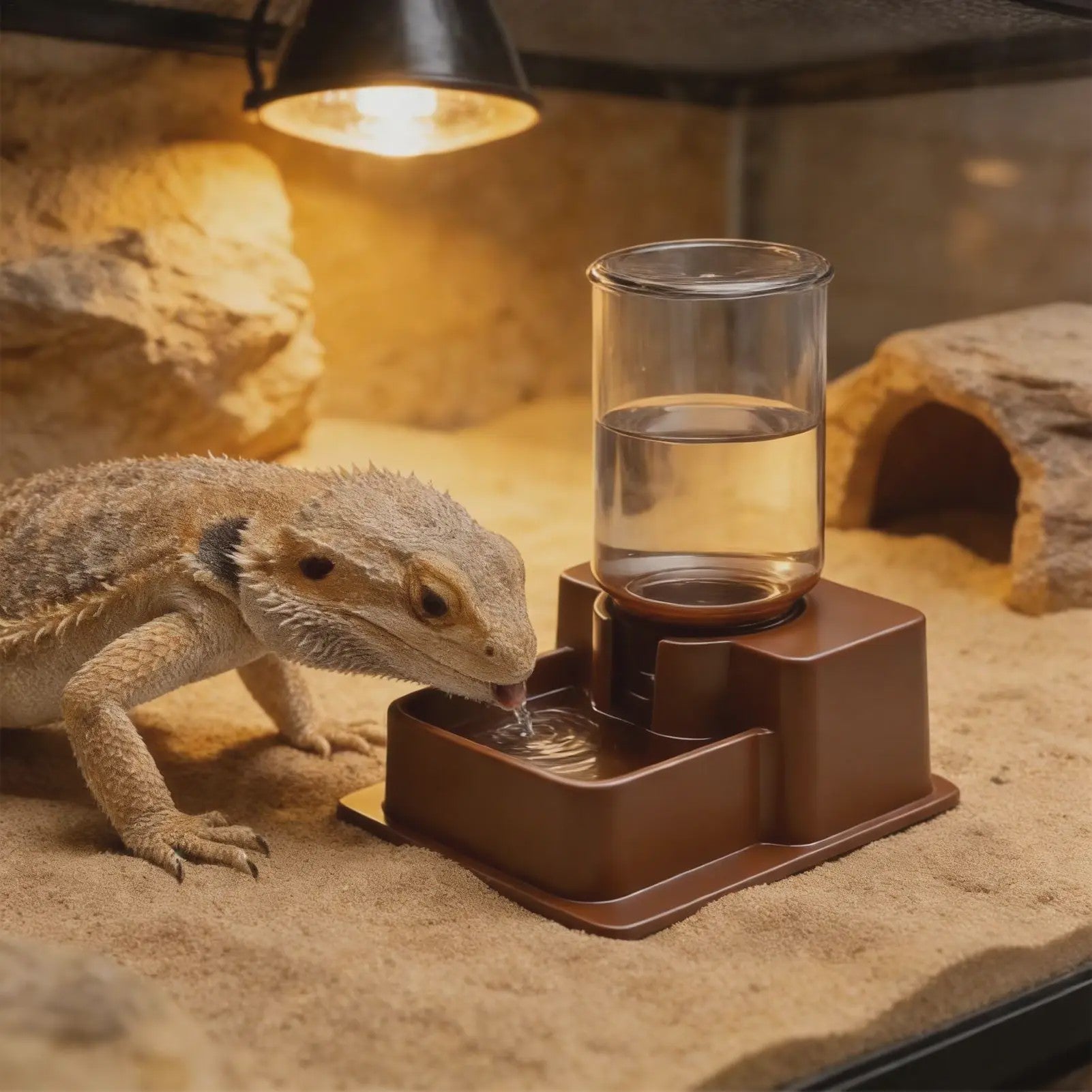 Automatische Waterdispenser voor Reptielen - Drinkbak voor Gecko, Schildpad, Hagedis