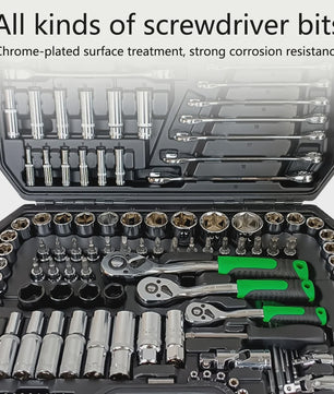 150-delige Multifunctionele Autoreparatie Gereedschapskist - Complete Mechanische Toolkit