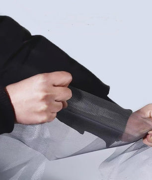 Ventilerende Deurhor met Muggennet - Eenvoudige Montage & Duurzaam - Zwart