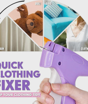 Mini Kleding Tagging Gun - Snelle Kleding Fixer met Fijne Naald