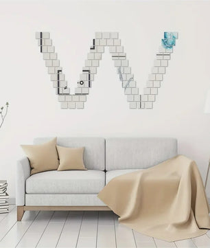 50x Mini Spiegeltegels Vierkant 3cm Glas Mozaïek voor Knutselen & Decoratie