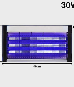 Elektrische LED Muggenlamp - Stille Insectendoder voor Binnen & Buiten met Fotokatalyse