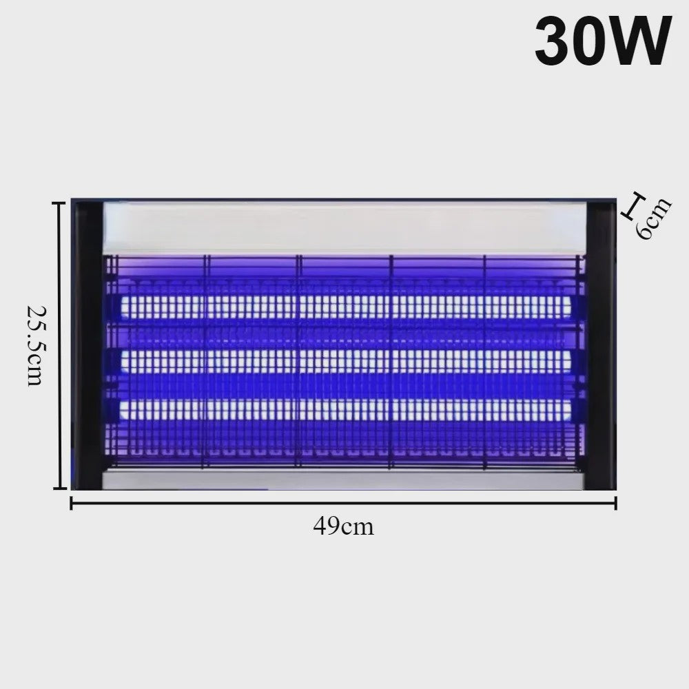 Elektrische LED Muggenlamp - Stille Insectendoder voor Binnen & Buiten met Fotokatalyse