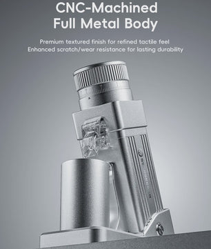 STARSEEKER E55Pro Elektrische Koffiemolen - 55mm Titanium Burr, Traploze Instelling