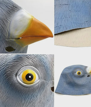Grappig Duivenmasker - Vogelkop Kostuum voor Feestjes & Halloween