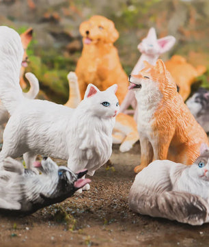Set van 12 Boerderijdieren Speelgoed Figuren - Paard, Koe, Hond, Kip, Eend, Schaap