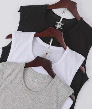 Heren Mouwloos Katoenen Vest - Comfortabel voor Sport & Fitness