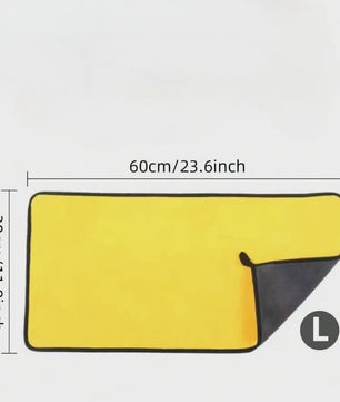 Microfiber Poetsdoeken 30x60cm - Zacht, Sneldrogend & Dubbellaags (1/2/3/6/10 Stuks)