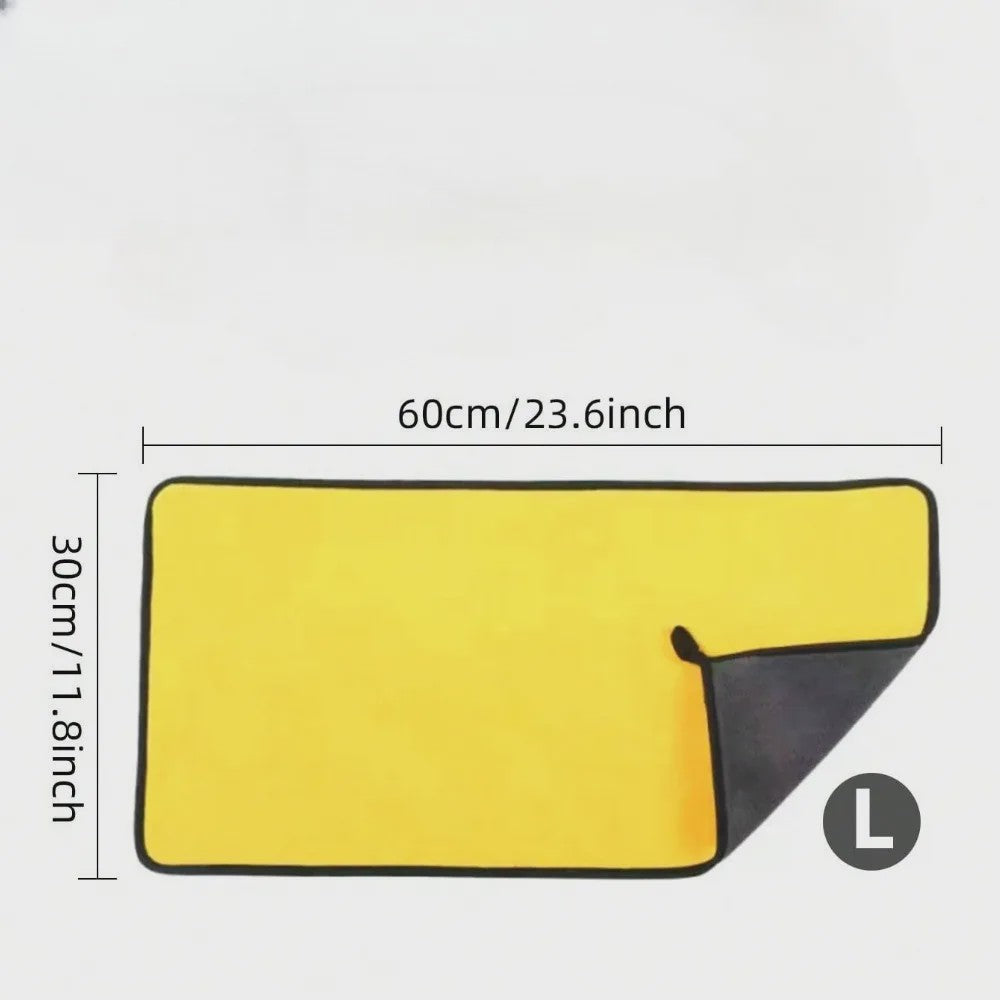 Microfiber Poetsdoeken 30x60cm - Zacht, Sneldrogend & Dubbellaags (1/2/3/6/10 Stuks)