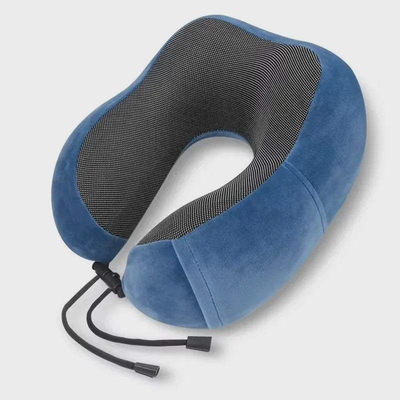Ergonomisch U-vormig Reiskussen met Traagschuim voor Nekondersteuning in Auto, Vliegtuig en Thuis
