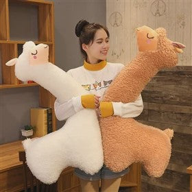 75cm Zachte Alpaca Pluche Knuffel - Llama Kussen voor Bed & Decoratie