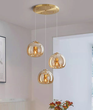 Moderne LED Hanglamp Glas - Design Plafondlamp voor Eetkamer & Woonkamer