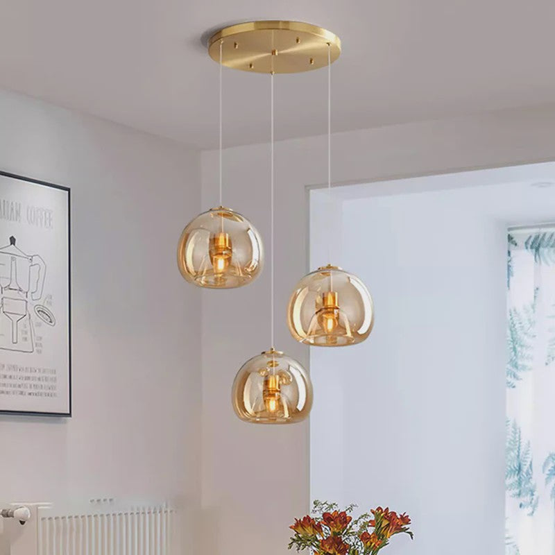 Moderne LED Hanglamp Glas - Design Plafondlamp voor Eetkamer & Woonkamer