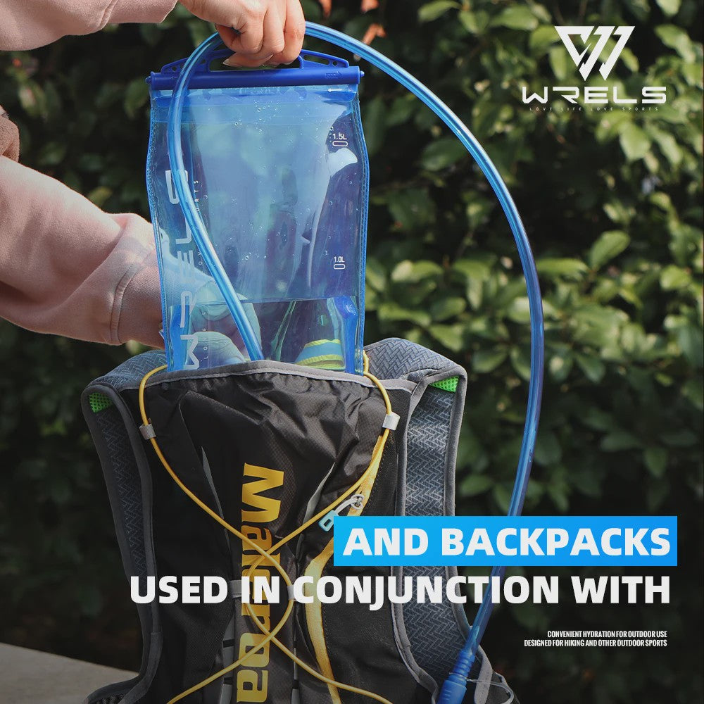 Opvouwbare Siliconen Waterfles 500ml met Rietje - BPA-vrij voor Sport & Reizen