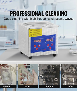 1.3L Ultrasone Reiniger met Digitale Timer - Krachtige & Draagbare Ultrasone Schoonmaakmachine voor Sieraden, Brillen & Meer