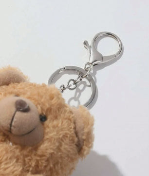 Schattige Pluche Beren Sleutelhanger - Knuffelbeestje voor Tas en Sleutels