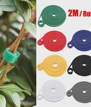 3 Rollen Groene Plantentape - Flexibele Nylon Plantenband voor Tuinondersteuning