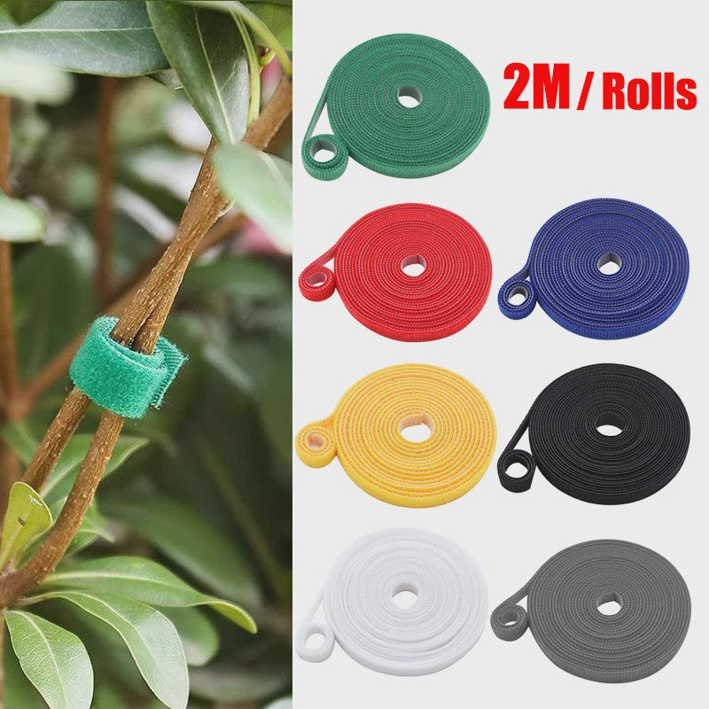 3 Rollen Groene Plantentape - Flexibele Nylon Plantenband voor Tuinondersteuning