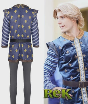 Prins Charming Kostuum - Shrek Cosplay Outfit voor Carnaval & Feest