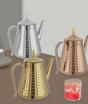 RVS Theepot met Infuser - 1.65L - Anti-Roest - Ideaal voor Thuis, Restaurant & Camping