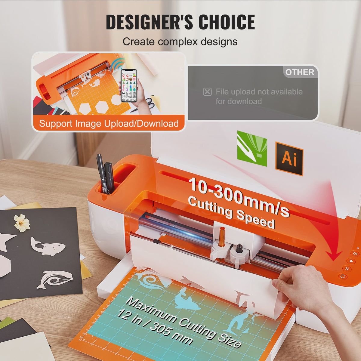 SucceBuy Smart 1 Vinyl Snijplotter 305mm - Inclusief Software & Accessoires