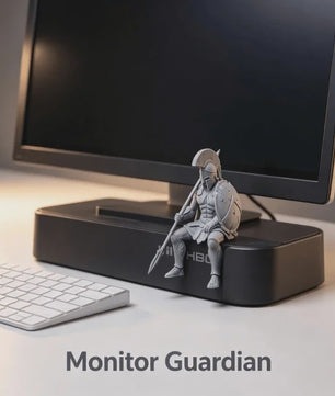 Spartaanse Krijger Zittende Figuur - 3D Geprint Decoratiebeeldje