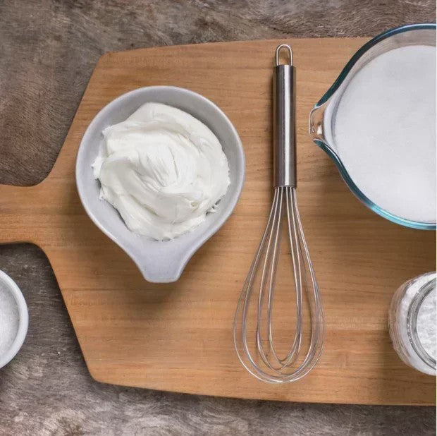 10-inch Roestvrijstalen Garde - Handmatige Eierklopper & Mixer voor Keuken