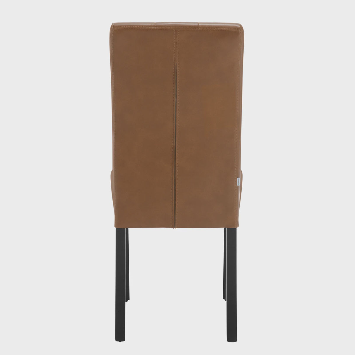 Set van 2 Luxe Kunstleren Eetkamerstoelen met Hoge Rug - Comfortabel Gestoffeerd