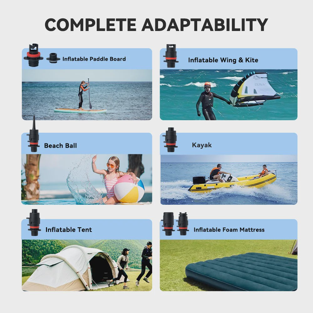 TOPUMP Elektrische SUP Board Pomp - 20PSI, 4000mAh - Voor Stand Up Paddle Boards & Kajaks