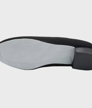 Zwarte Canvas Dansschoenen voor Dames met 2.5 cm Hak - Podium & Ballet