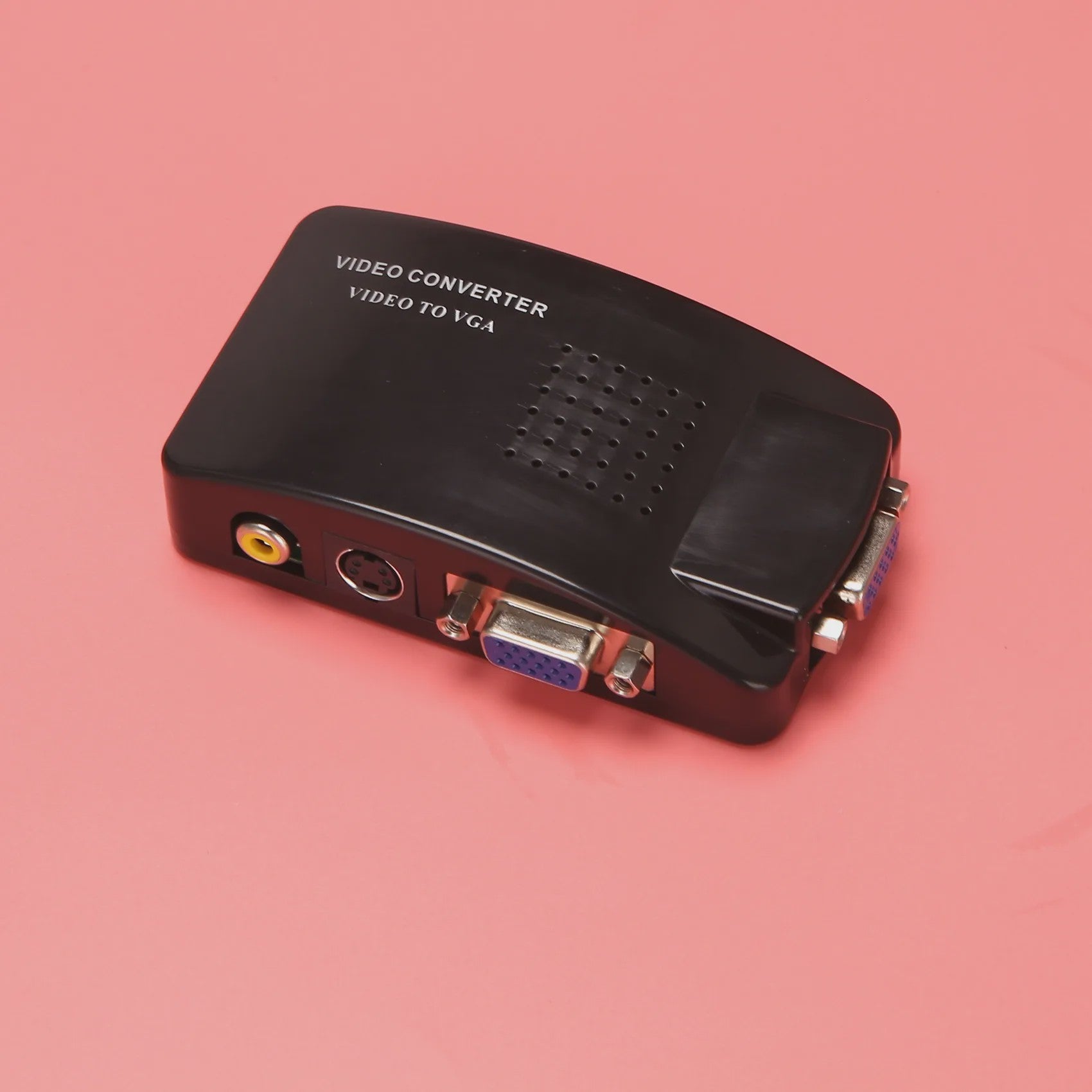 AV naar VGA Converter met RCA & S-Video ingang - Beeldconversie Switch Box