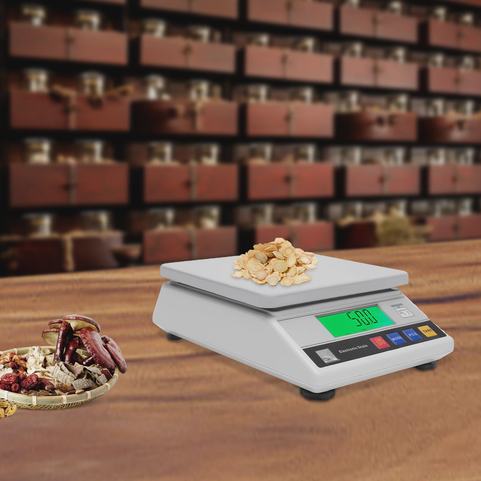 Precisie Elektronische Weegschaal 7.5kg met LCD Scherm - Ideaal voor Laboratorium en Kleine Items
