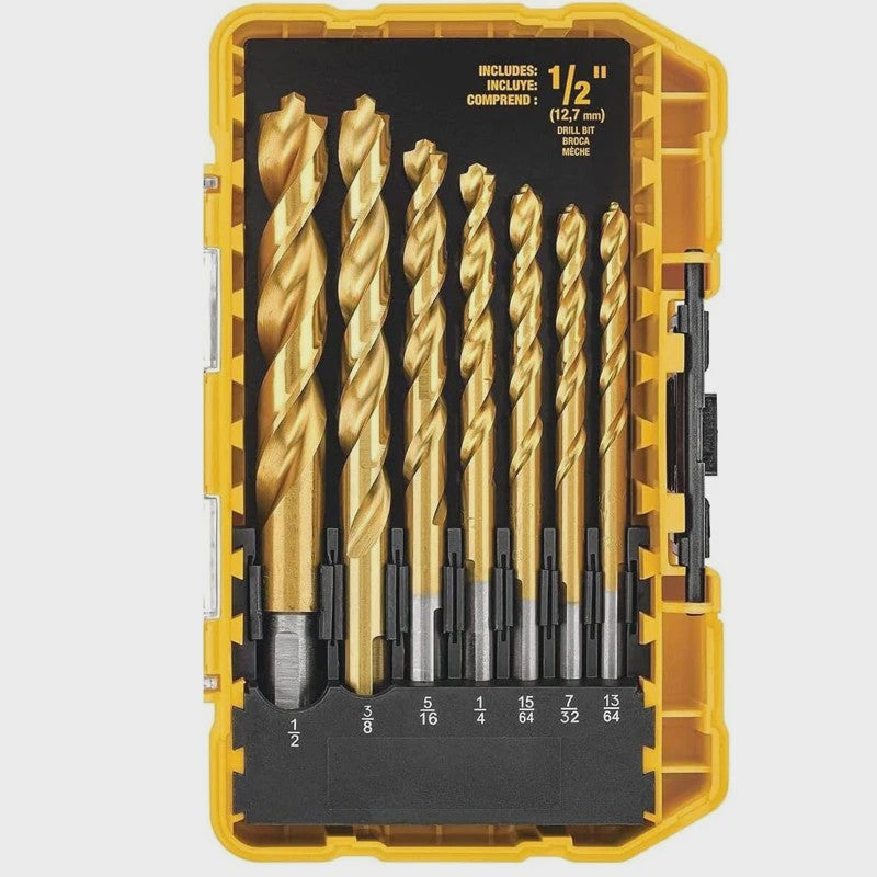DEWALT DW1361 Titanium HSS Hout- en Metaalboor Set (21-delig)