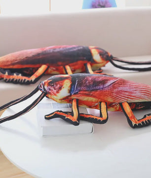 Realistische Kakkerlak Pluche Speelgoed Kussen - 55-120cm - Grappig Insect Knuffel Cadeau