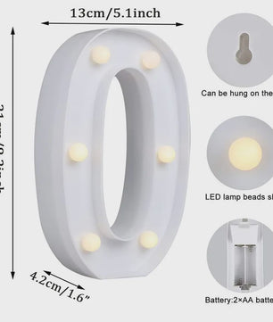 LED Nummer Verlichting - Feestelijke Decoratie voor Verjaardagen & Jubilea