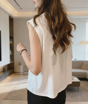 Zomer Tanktop Dames - Mouwloos Basic Vest T-shirt