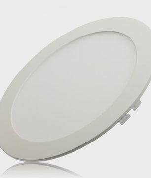 Ultra Dunne LED Panel Downlighter - Rond Verzonken Plafondlamp