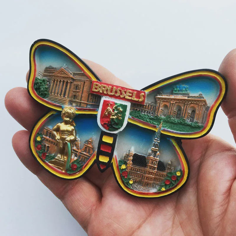 België Koelkastmagneet - Souvenir & Reistafel voor Huisdecoratie